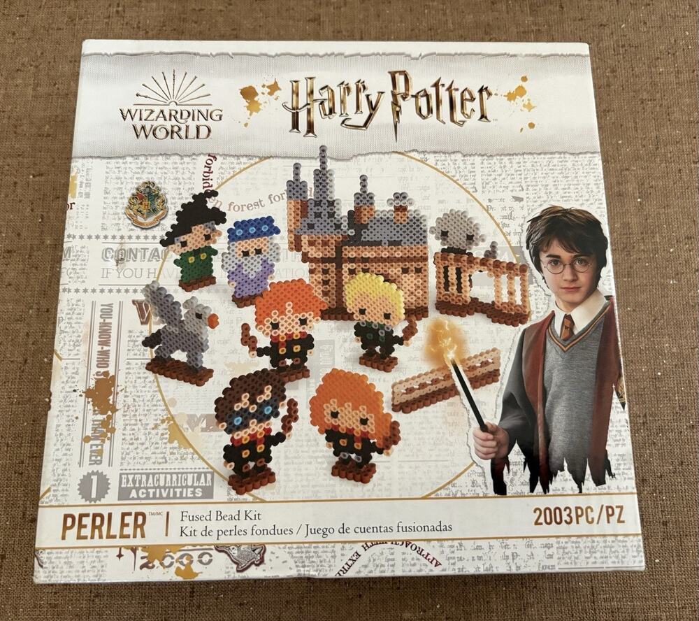 Perler Harry Potter Castle Fused Bead Activity Kit 3D Hogwart Theme Age 6 Up